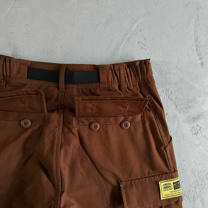 Corteiz Guerillaz Cargo Pants Brown