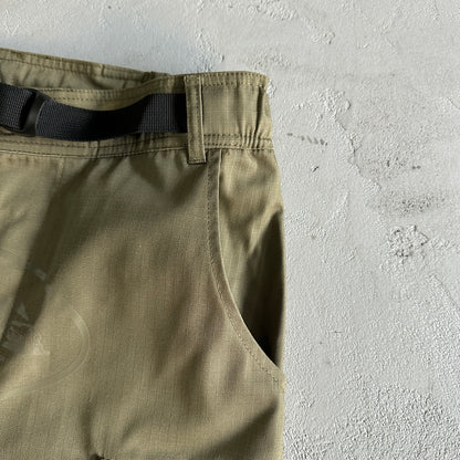 Corteiz Guerillaz Cargo Pants Tonal Khaki