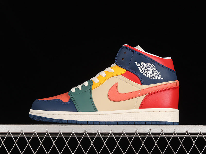 Jordan 1 Mid Multi Color