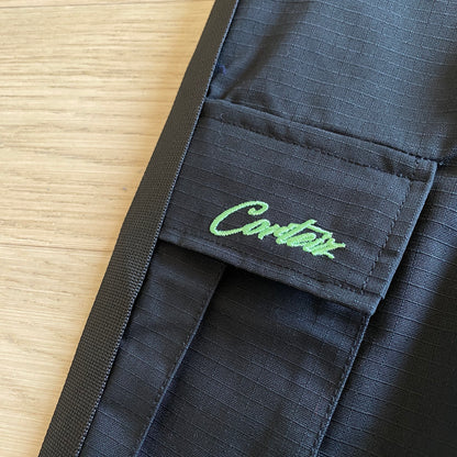 Corteiz Guerillaz Cargo Pants Black Green