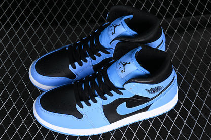 Jordan 1 Mid University Blue Black