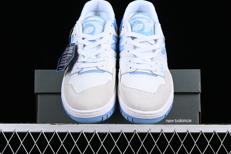 New Balance 550 White Blue Fog Cloud Grey