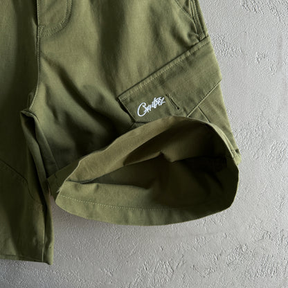 Corteiz Storm Cargo Shorts Khaki