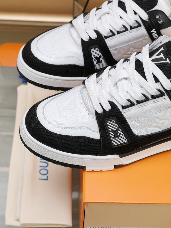 Louis Vuitton LV Trainer Black White