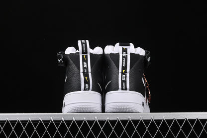 Nike Air Force 1 Mid Utility White Black