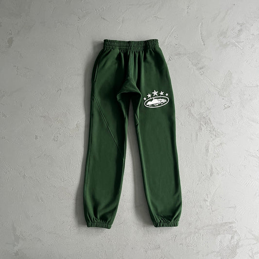 Corteiz 5 Starz Alcatraz Bottoms Green