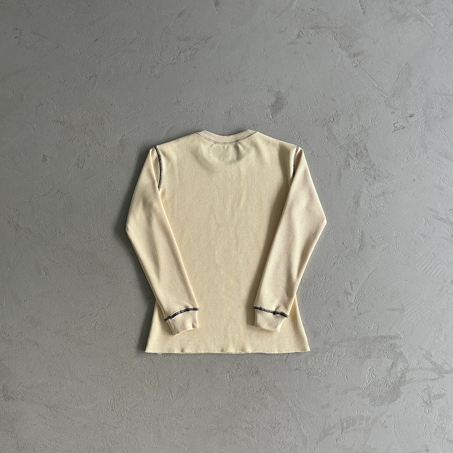 Corteiz Tiger Waffle Longsleeve Cream