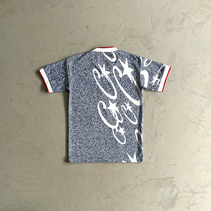 Corteiz Carni Stellations Football Jersey Grey