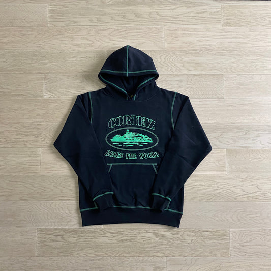 Corteiz Superior Hoodie Black Green