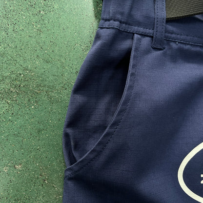 Corteiz Guerillaz Cargo Pants Navy