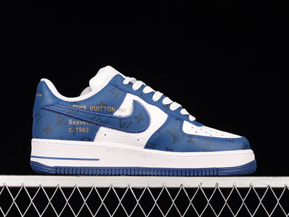 Nike Air Force 1 Low Louis Vuitton By Virgil Abloh White Royal