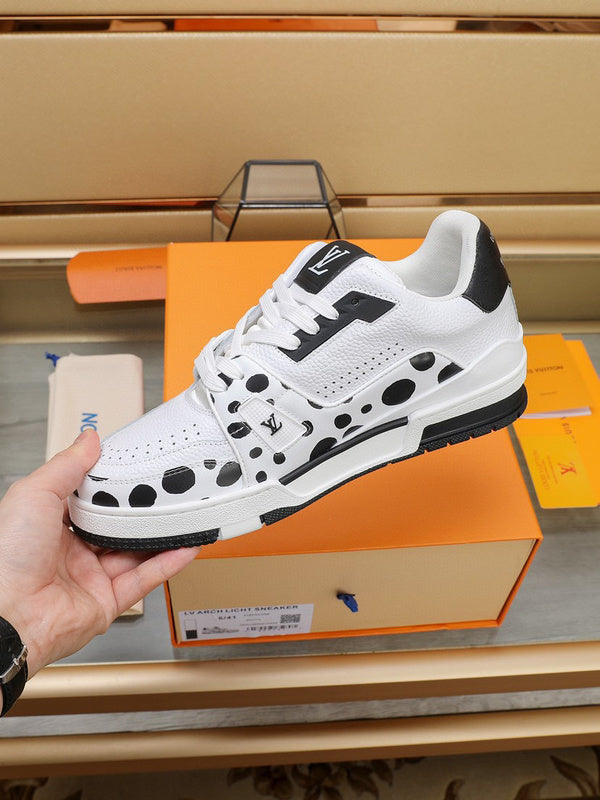 Louis Vuitton LV Trainer Yayoi Kusama White Black