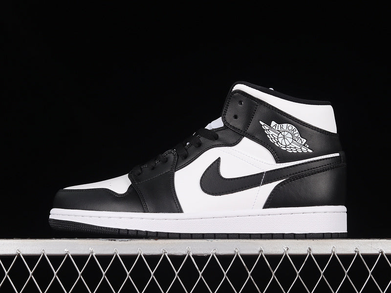 Jordan 1 Mid Black White Panda