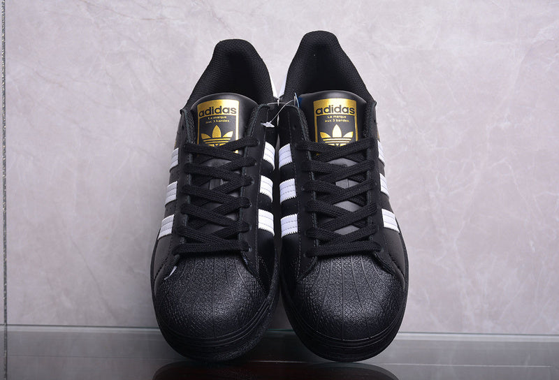 Adidas Superstar Core Black Cloud White Gold