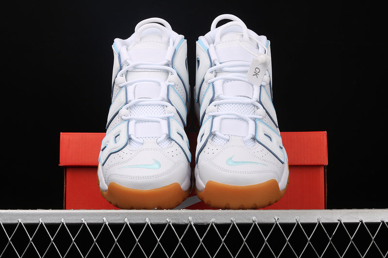 Nike Air More Uptempo White Aqua Gum