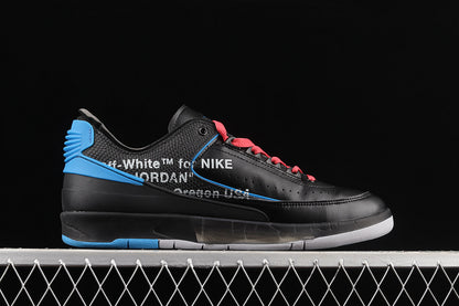 Jordan 2 Retro Low Off-White Black Blue