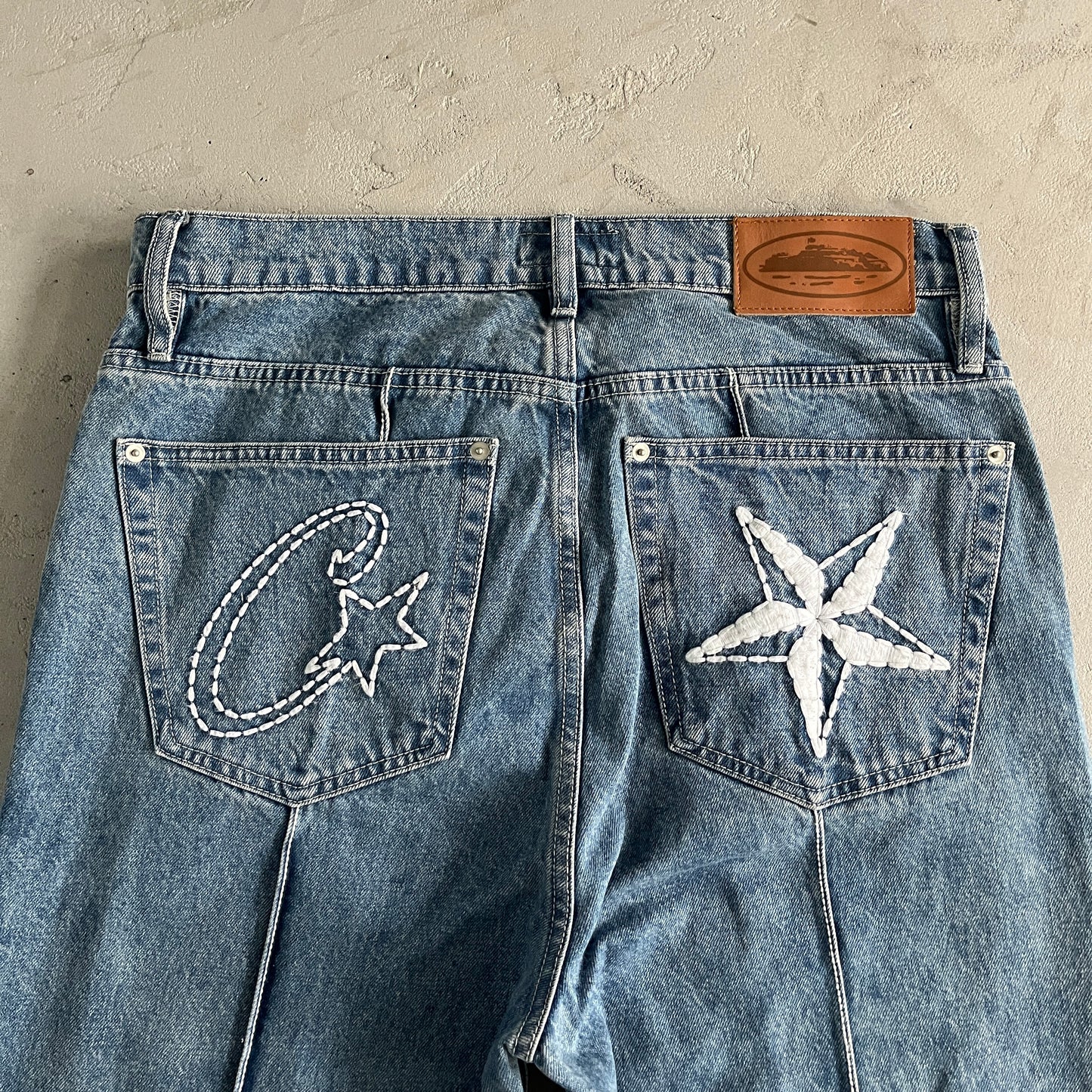 Corteiz C-Star Denim Jeans Blue