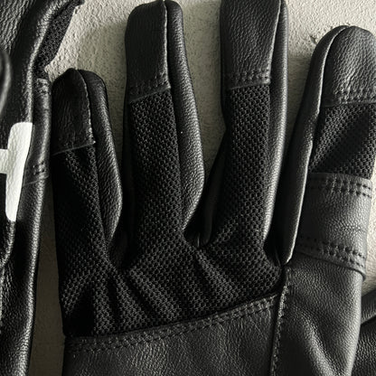 Corteiz Leather Gloves Black