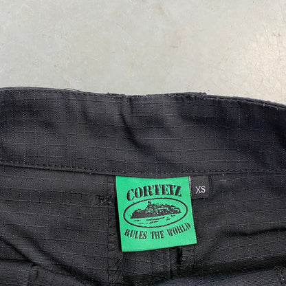 Corteiz Guerillaz 21' Cargo Shorts Black Green