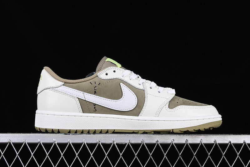 Jordan 1 Retro Low Golf Travis Scott Neutral Olive