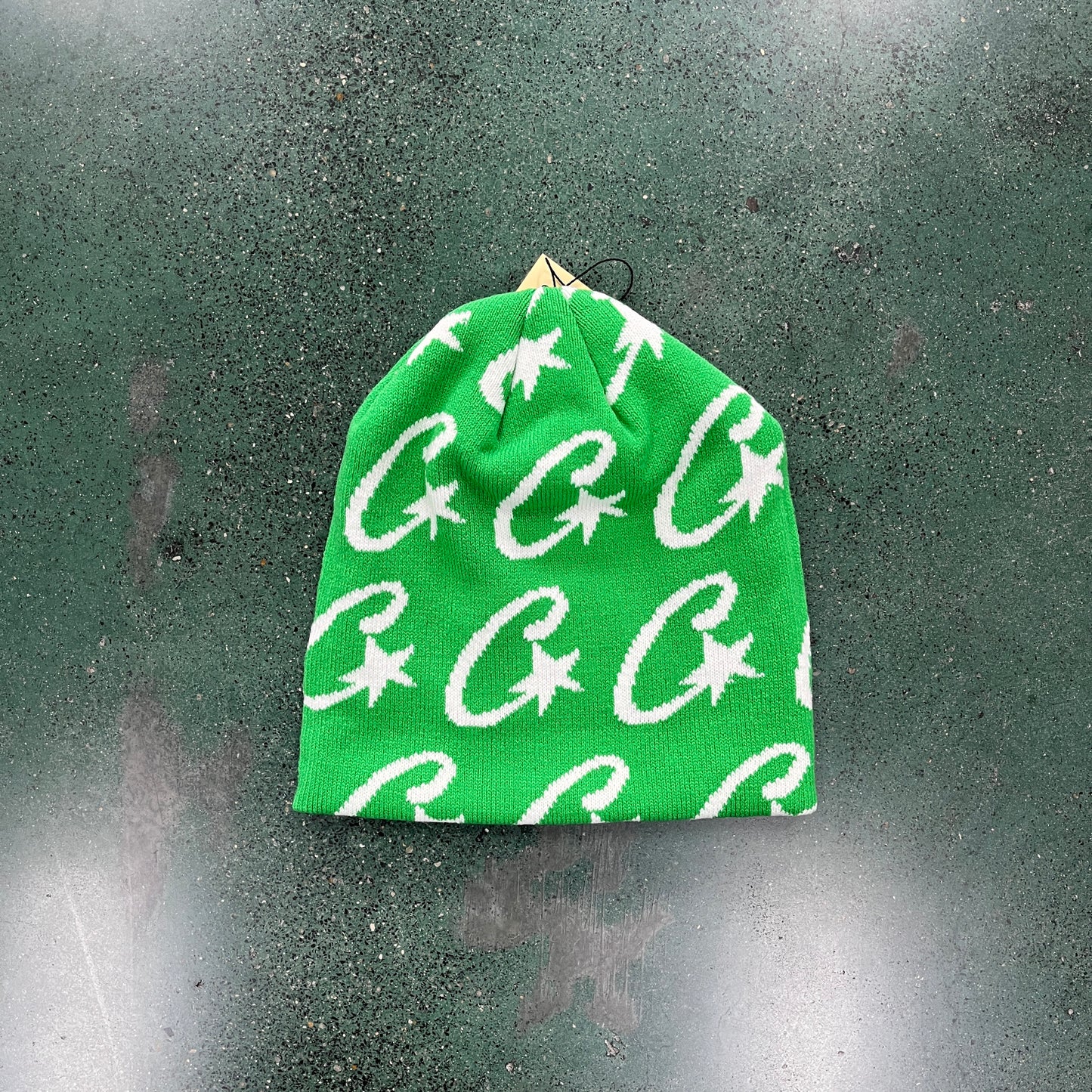 Corteiz Cstarz Monogram Beanie Green