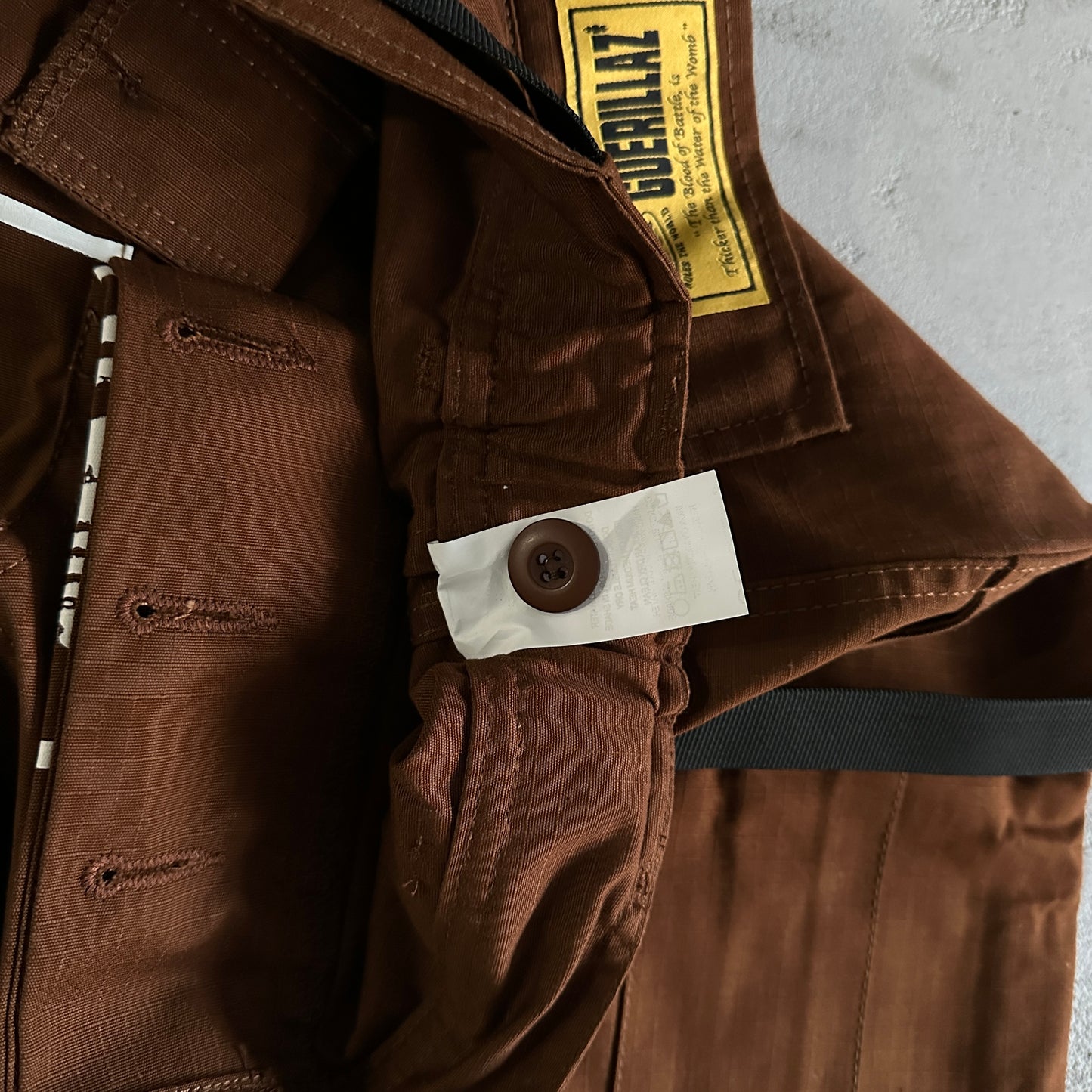 Corteiz Guerillaz Cargo Pants Brown