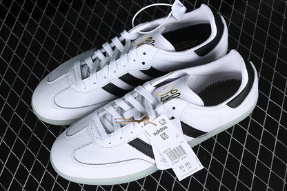 Adidas Samba Jason Dill White Black Patent