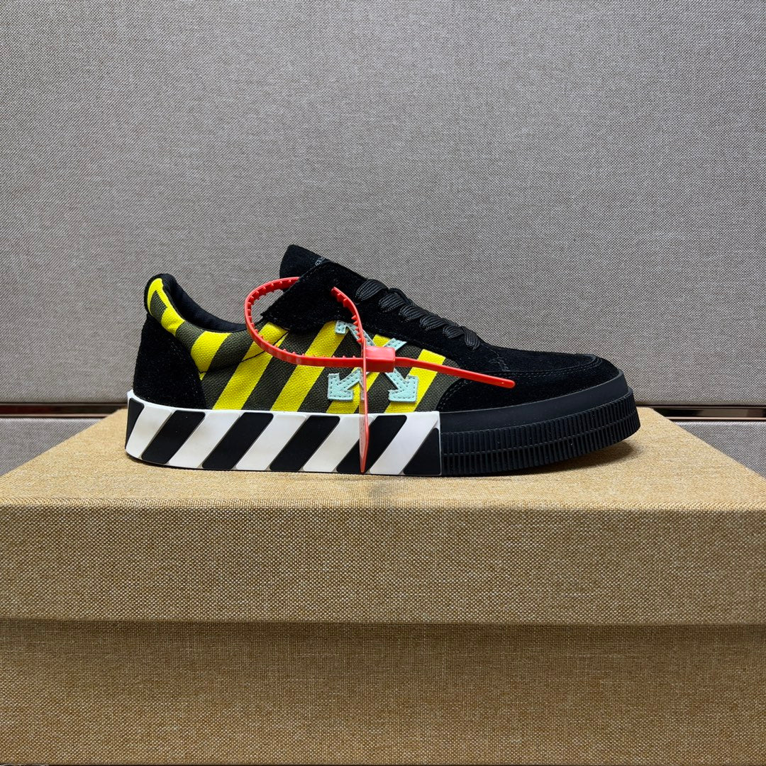 Off-White Vulc Low Black Yellow Green