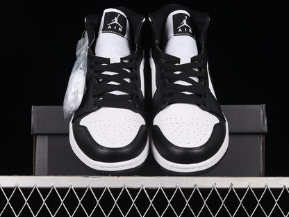 Jordan 1 Mid Black White Panda