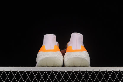 Adidas Ultra Boost 22 White Turbo Flash Orange