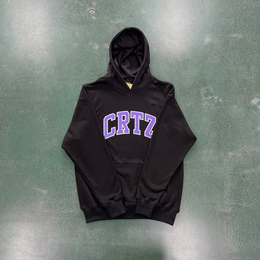 Corteiz Dropout Hoodie Black Purple