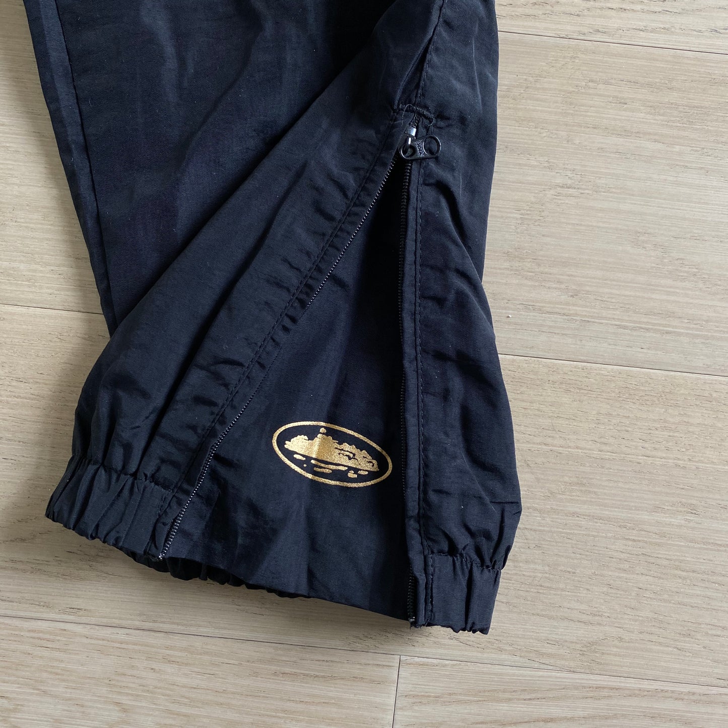 Corteiz x 667Ekip Shukushuku Track Pants Black Gold