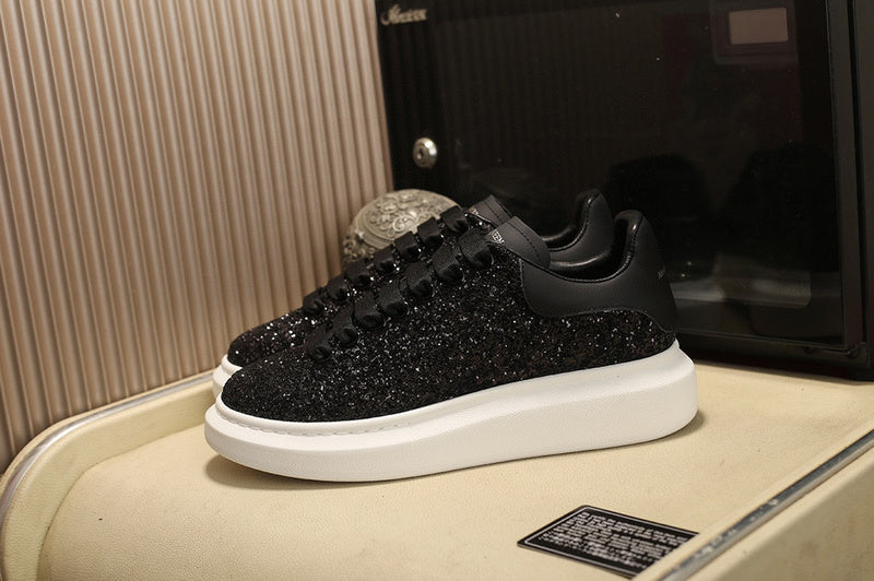 Alexander McQueen Oversized Black Glitter