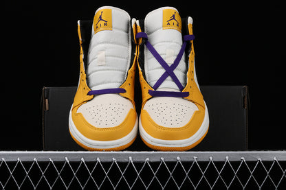 Jordan 1 Mid Lakers