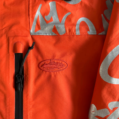 Corteiz Elitework Waterproof Shell Jacket Orange