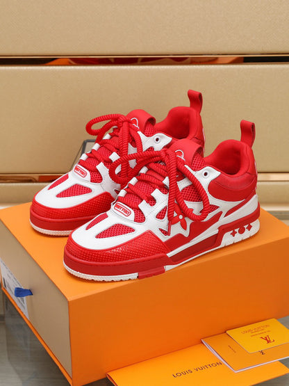 Louis Vuitton LV Skate Sneaker Red White