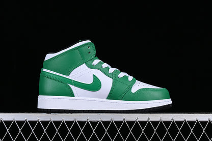 Jordan 1 Mid Lucky Green