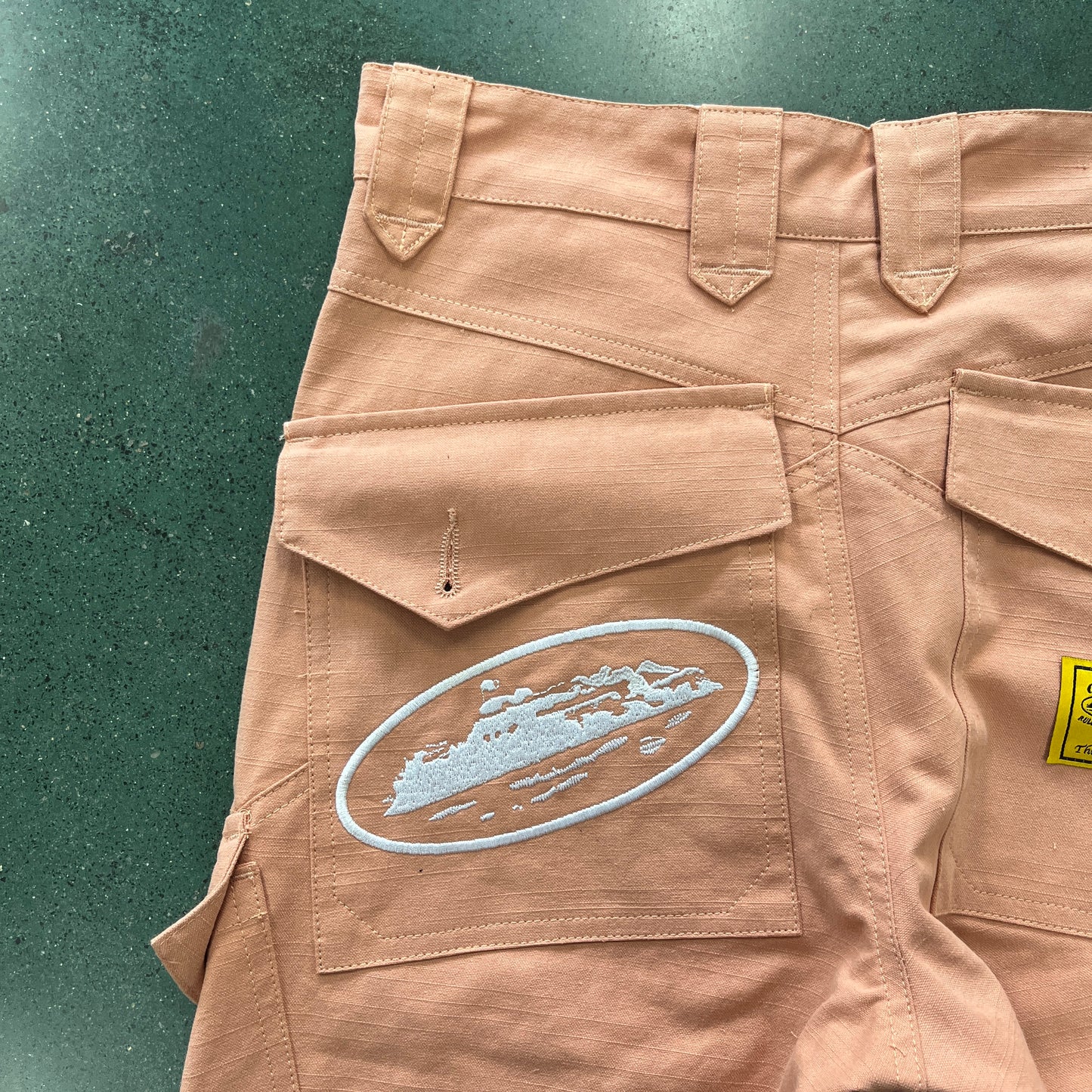 Corteiz Storm Cargo Pants Salmon