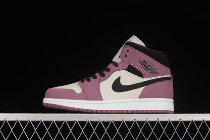 Jordan 1 Mid Light Mulberry