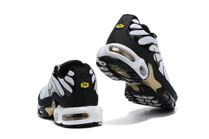 Nike Air Max Plus White Black Metallic Gold