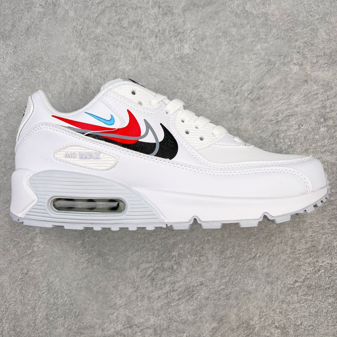 Nike Air Max 90 Multi Swoosh White