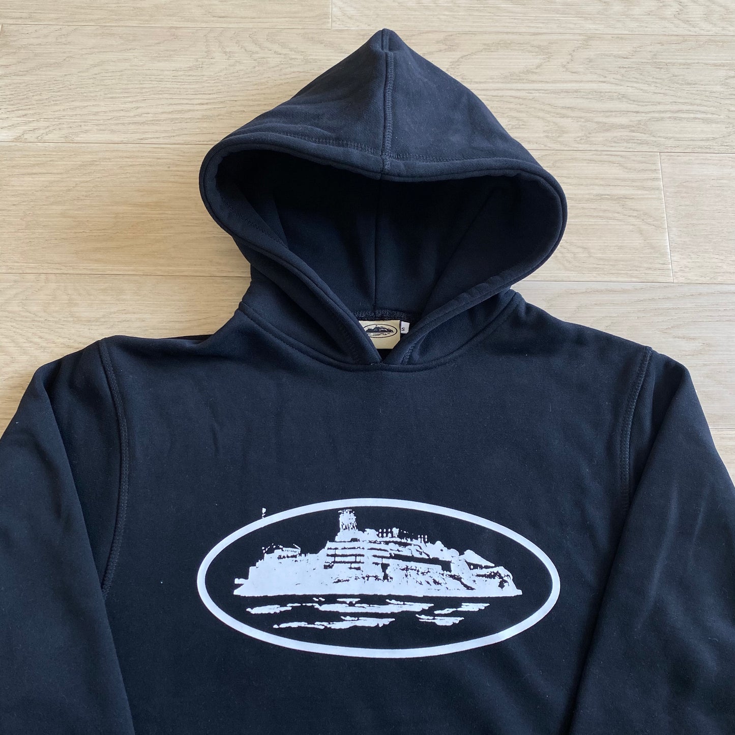 Corteiz Alcatraz Hoodie Black