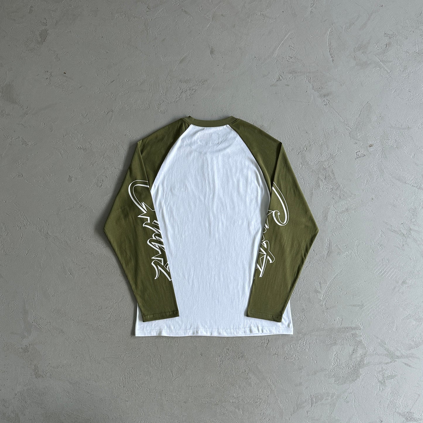 Corteiz Allstarz Raglan Longsleeve White Khaki