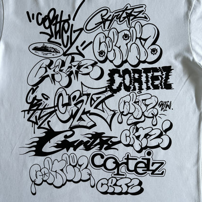 Corteiz Graffiti Tee White