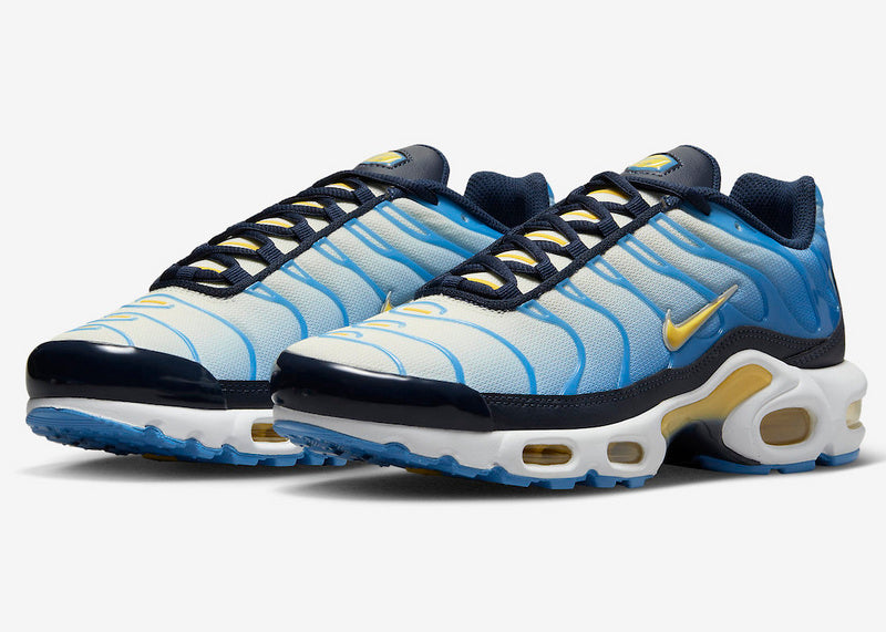 Nike Air Max Plus University Blue Topaz Gold