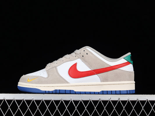 Nike Dunk Low Light Iron Ore Red Blue