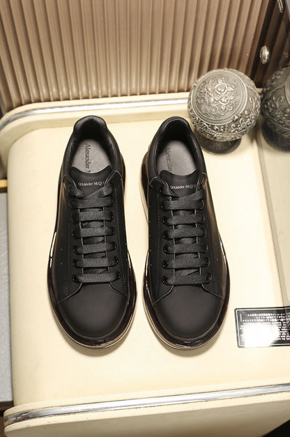 Alexander McQueen Oversized Clear Sole Triple Black