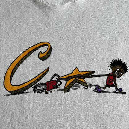 Corteiz Chainsaw Tee White