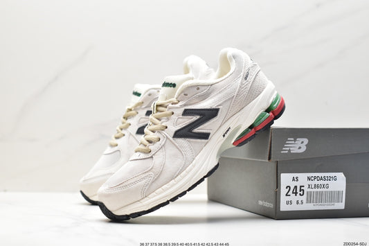 New Balance 860v2 Cream Green Red