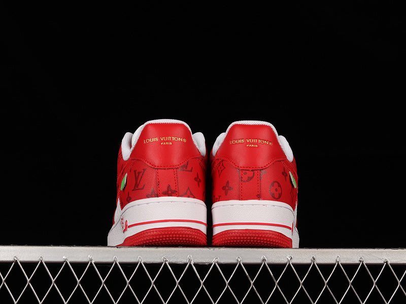 Nike Air Force 1 Low Louis Vuitton By Virgil Abloh White Red